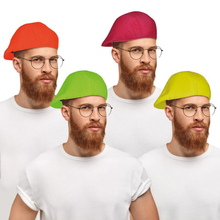 Casquette disco fluo orange