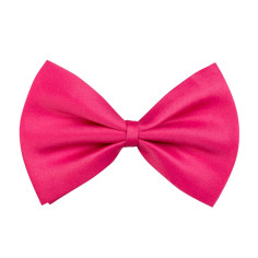 Noeud papillon fluorescent de couleur rose 2