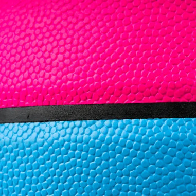 Ballon de basket multicolore fluo