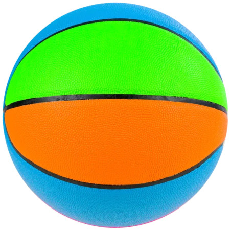 Ballon de basket multicolore fluo