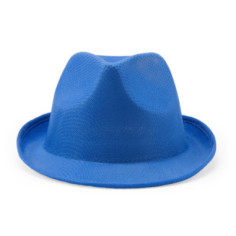 Chapeau bleu en polyester