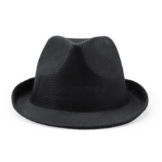 Chapeau noir en polyester