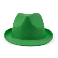 Chapeau vert en polyester