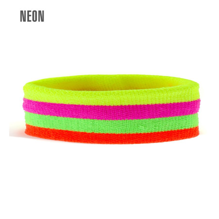 Bandeau fluo pour tête multicolore
