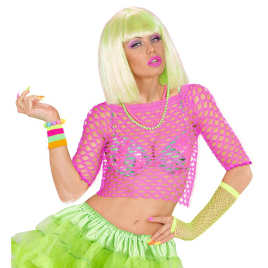 Paire de bandeaux poignets fluo... Paire de bandeaux poignets fluo...