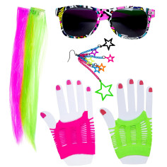 Kit fille années 80 fluo