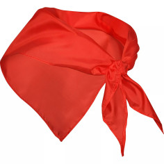 Bandana rouge en polyester 2
