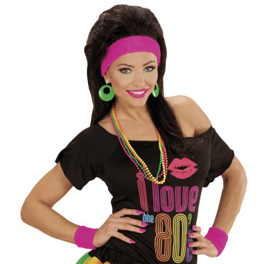 Boucles d'oreilles vertes fluo néon