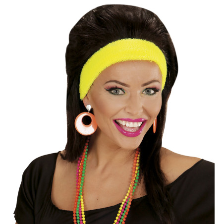 Boucles d'oreilles oranges néon