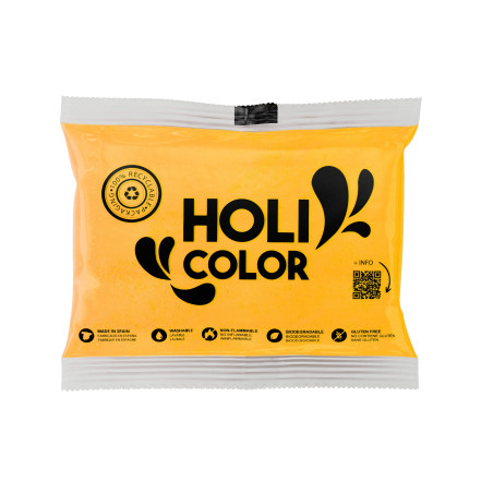 Sachet poudre holi JAUNE