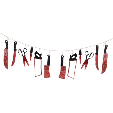 Guirlande 12 outils 5m Halloween