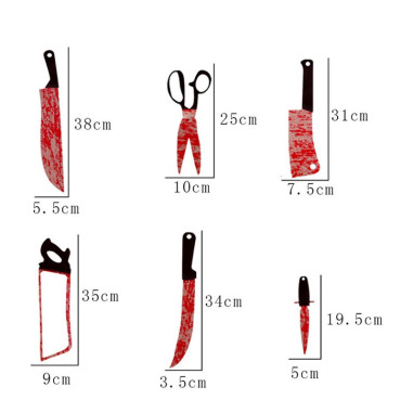 Guirlande 12 outils 5m Halloween