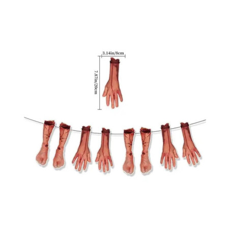 Guirlandes 8 membres Halloween