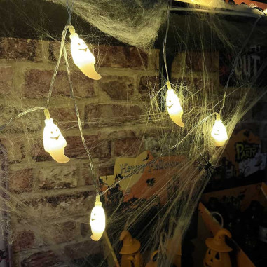 Guirlande LED 10 fantômes 1,5M