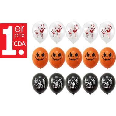Lot de 15 Ballons latex 30cm mix...