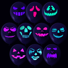 Lot de 10 Ballons HALLOGLOW... 2