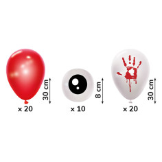 Kit 50 ballons latex 30 cm... 2