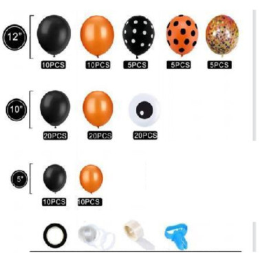 Kit 115 ballons Yeux Halloween +...
