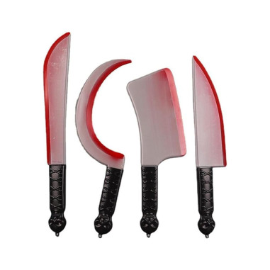 Lot de 4 outils plastiques halloween