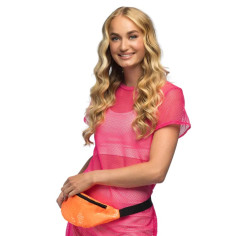 Sac banane orange fluo 2