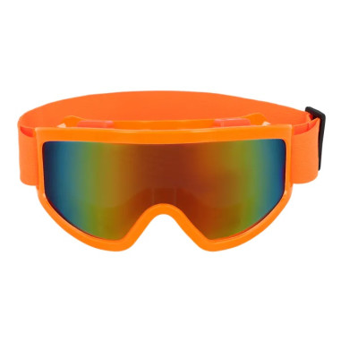 Couleur de Nuit - masque de ski orange fluo