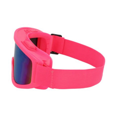 Couleur de Nuit - Masque de ski rose fluo 2