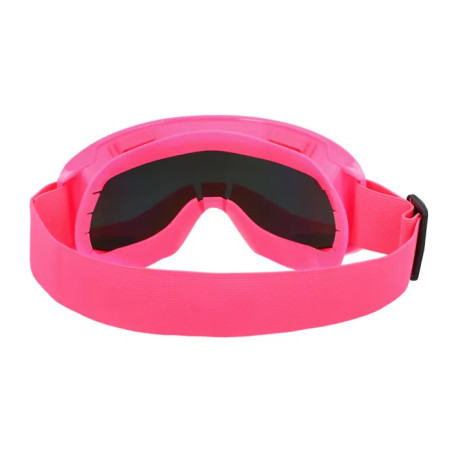 Couleur de Nuit - Masque de ski rose fluo