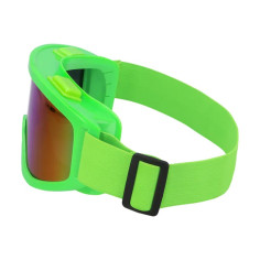 Couleur de Nuit - Masque de ski vert fluo 2