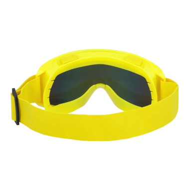 Masque de ski jaune fluo