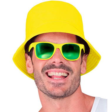 Couleur de Nuit - Chapeau jaune fluo Couleur de Nuit - Chapeau jaune fluo
