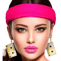 Couleur de nuit - Boucles d'oreilles cassettes audio 80's 2
