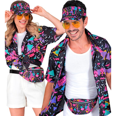 Sacoche et visière 80's Funk