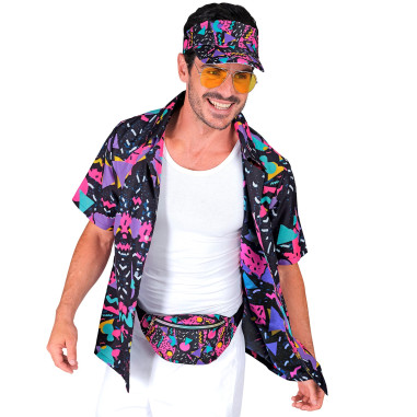 Sacoche et visière 80's Funk