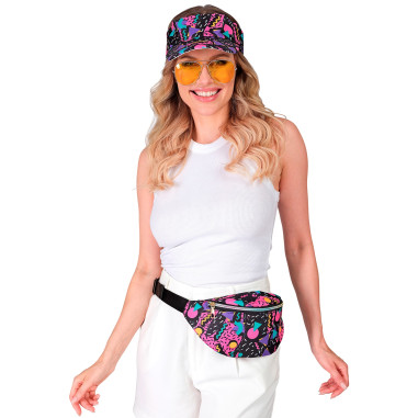 Sacoche et visière 80's Funk