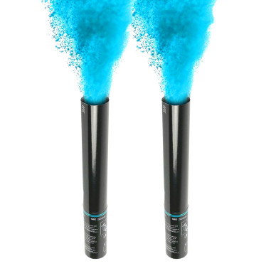 Canon de Poudre bleu Holi Gender Reveal