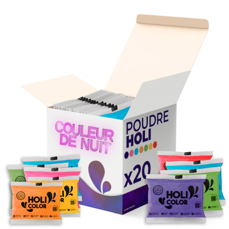 poudre holi mix 20 sachets