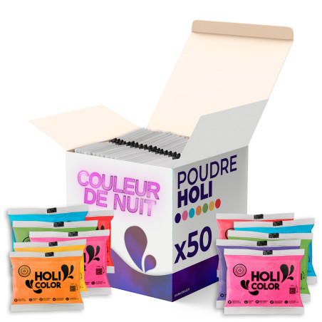 50 sachets poudre Holi
