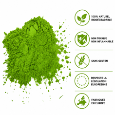 Poudre Holi Vert - Sachet... 2
