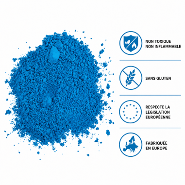 Sachet poudre holi BLEU - 75g