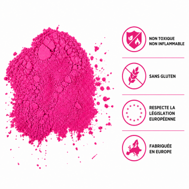 Sachet poudre holi ROSE - 1kg