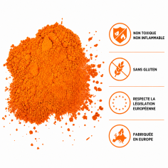Poudre Holi ORANGE - Sachet... 2