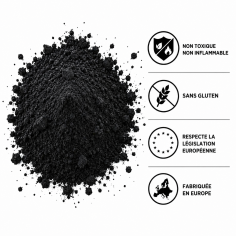 Sachet poudre holi NOIR - 75g 2