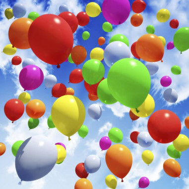 Anniversaire Ballon à l'hélium rempli d'hélium - 18 ans - Confettis -  Emballage cadeau