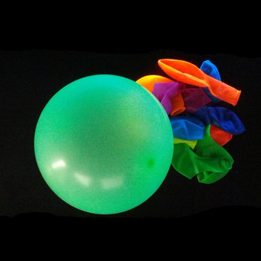 ballon fluorescent : ballon 30cm fluorescent couleurs assorti