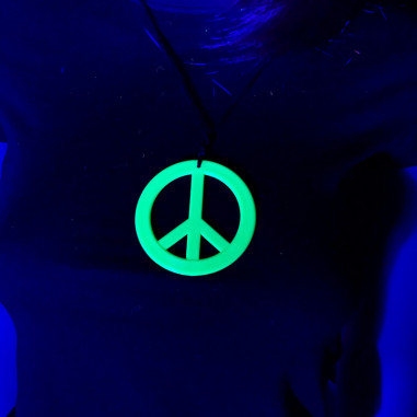 Collier Fluo Peace & Love Collier Fluo Peace & Love