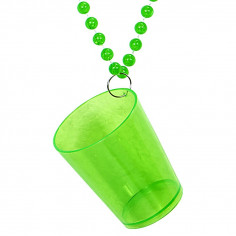 Collier Fluo Verre à Shoot vert