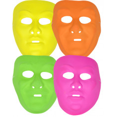 Masque Fluo Opéra - Lot de 12