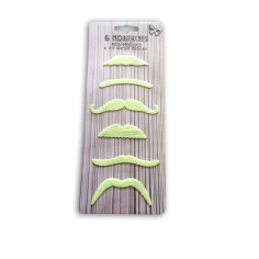 Moustaches Phosphorescentes - Lot de 6