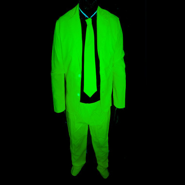 Costume Fluo Vert, Déguisement Fluo pour homme - Couleur de Nuit