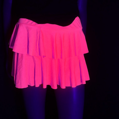 Mini-Jupe Fluo rose